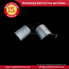 Grey flexible double side reflective thread